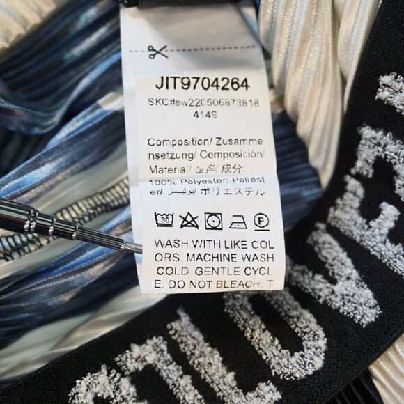 Shein High Waist Print Wide Leg Pants Boho Loose Casual Palazzo Trousers Sz 4 - Picture 12 of 12